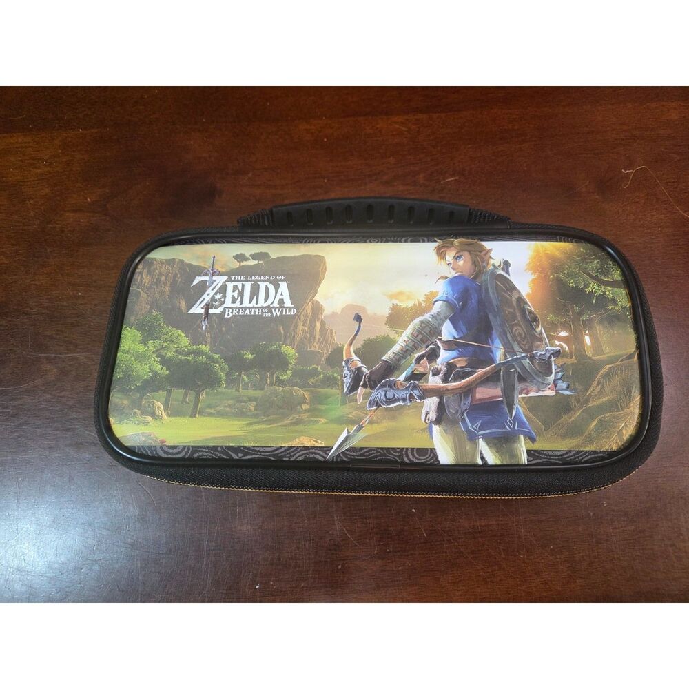 Legend of Zelda Breath of the Wild Nintendo Switch Carrying Case Black